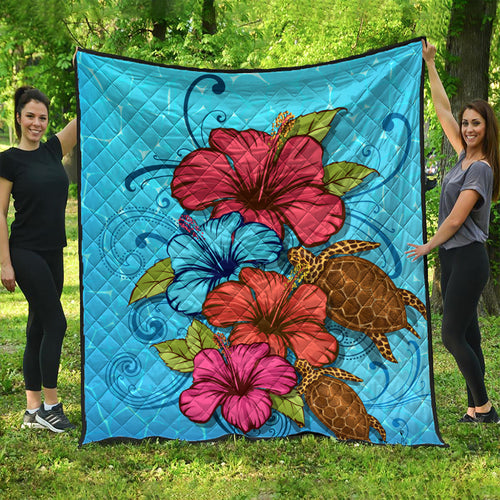 Hawaii Premium Quilt Hibiscus Flower Soulful