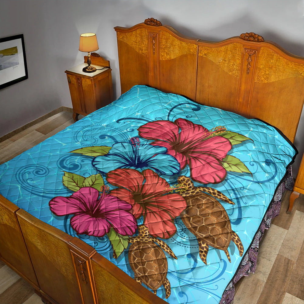 Hawaii Premium Quilt Hibiscus Flower Soulful