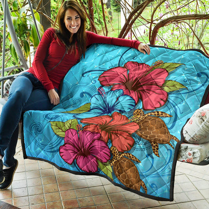 Hawaii Premium Quilt Hibiscus Flower Soulful