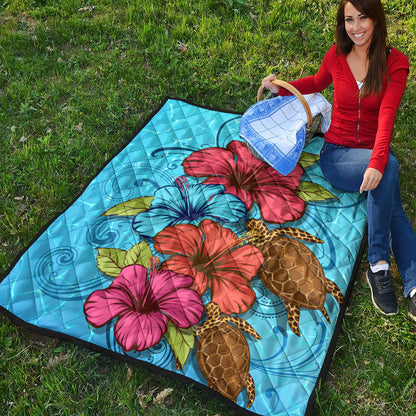 Hawaii Premium Quilt Hibiscus Flower Soulful