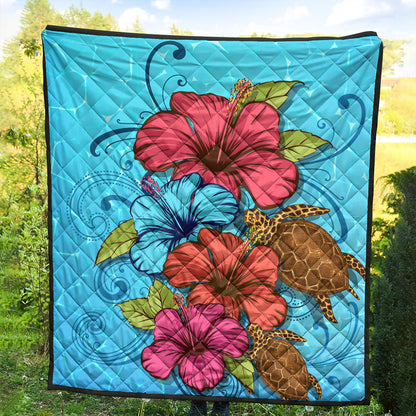 Hawaii Premium Quilt Hibiscus Flower Soulful