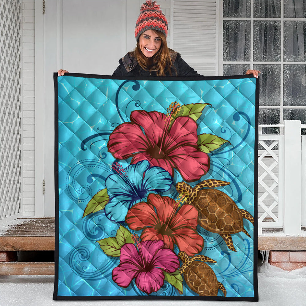 Hawaii Premium Quilt Hibiscus Flower Soulful