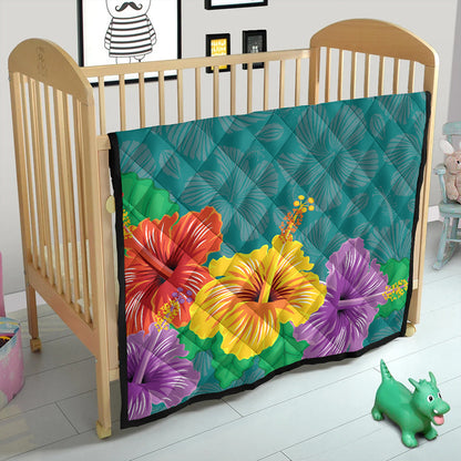 Hawaii Premium Quilt Hibiscus More Color