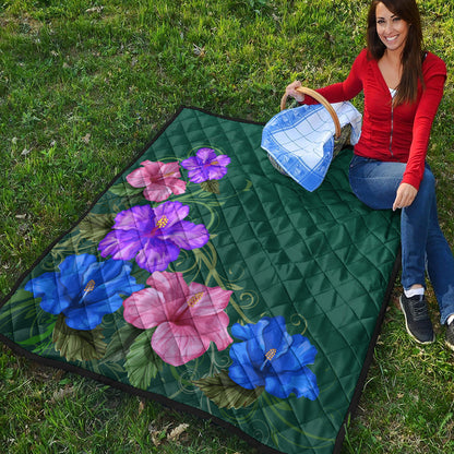 Hawaii Premium Quilt Hibiscus More Colorful