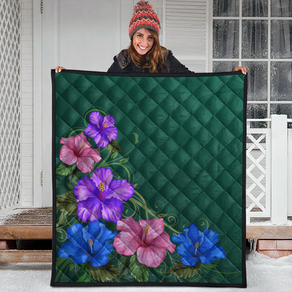 Hawaii Premium Quilt Hibiscus More Colorful
