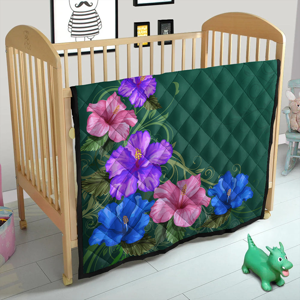 Hawaii Premium Quilt Hibiscus More Colorful