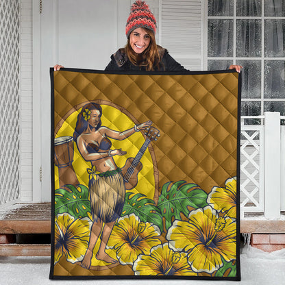 Hawaii Premium Quilt Hula Girl Dance Tradition