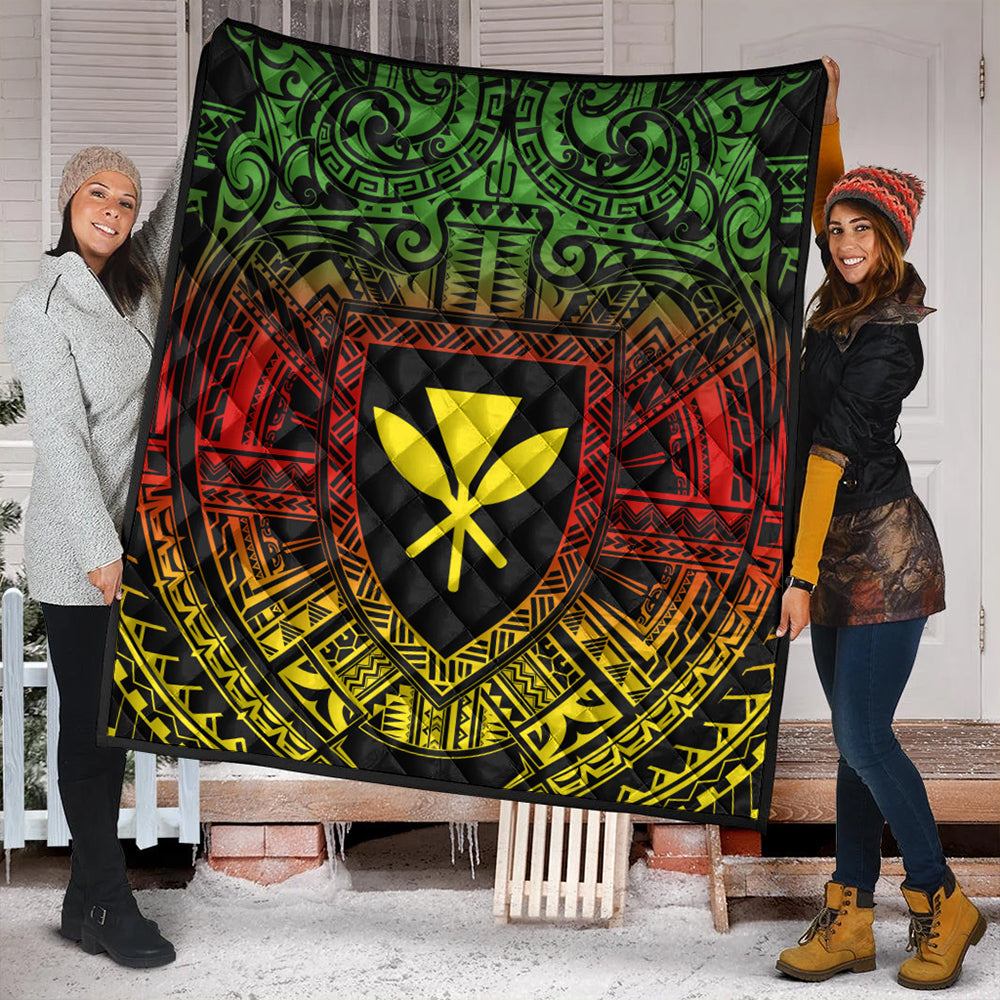 Hawaii Premium Quilt Kanaka Maoli Center Polynesian