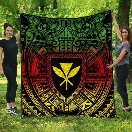 Hawaii Premium Quilt Kanaka Maoli Center Polynesian