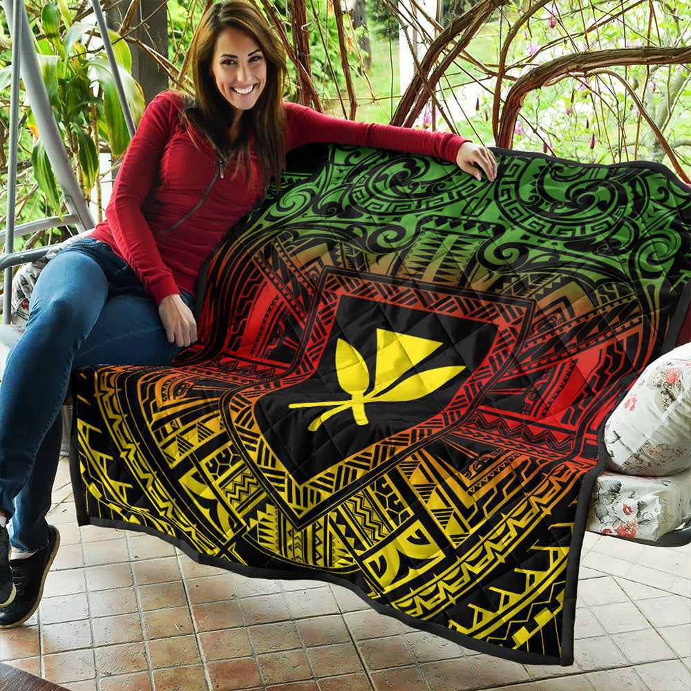 Hawaii Premium Quilt Kanaka Maoli Center Polynesian