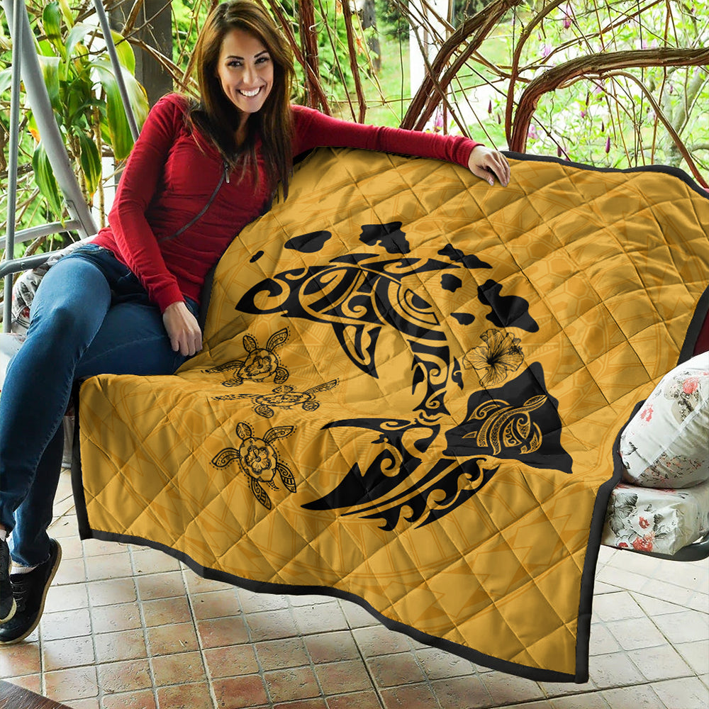 Hawaii Premium Quilt Love Animal Polynesian