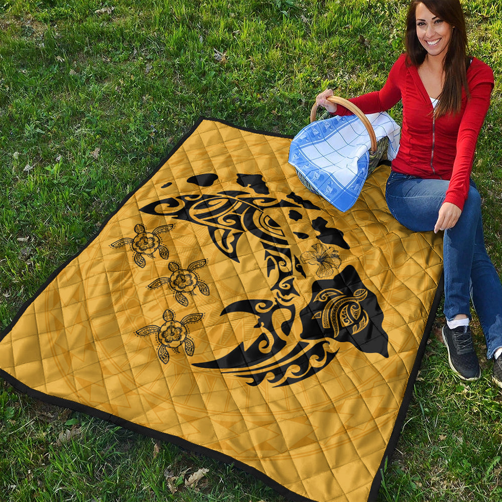 Hawaii Premium Quilt Love Animal Polynesian