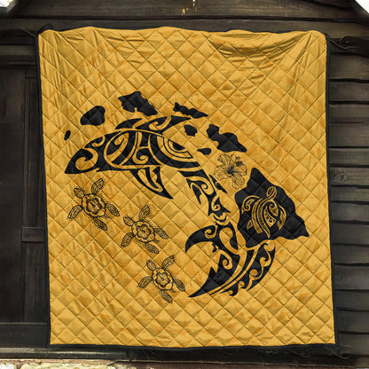 Hawaii Premium Quilt Love Animal Polynesian