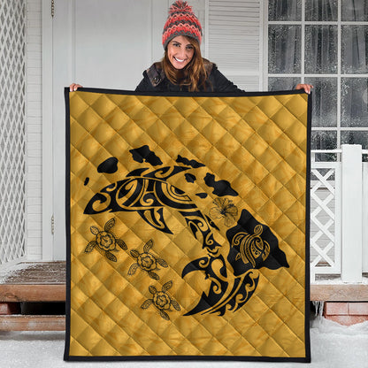 Hawaii Premium Quilt Love Animal Polynesian