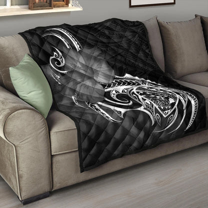 Hawaii Premium Quilt Map Turtle Hibiscus Polynesian Divise