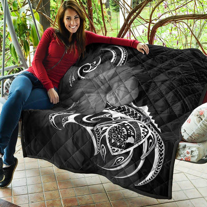 Hawaii Premium Quilt Map Turtle Hibiscus Polynesian Divise