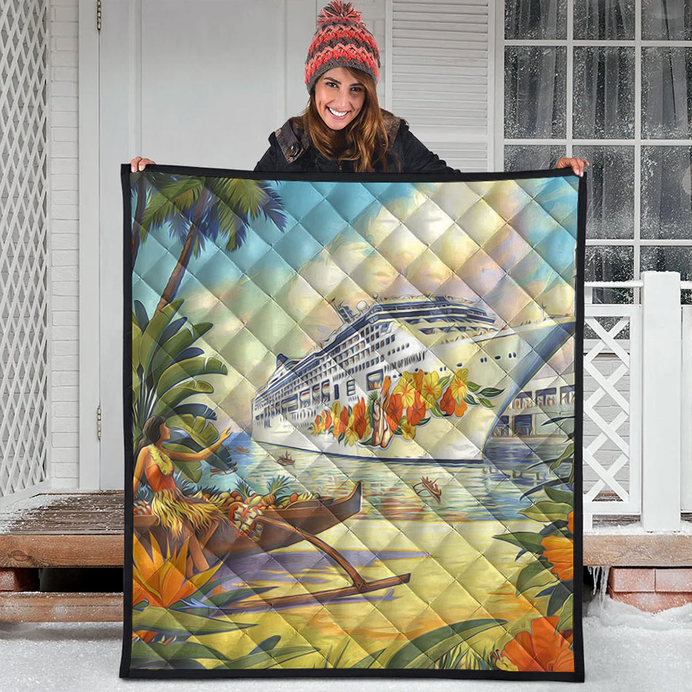 Hawaii Premium Quilt Mordern City