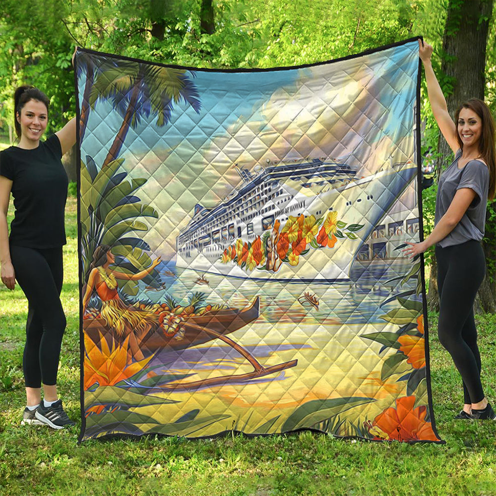 Hawaii Premium Quilt Mordern City