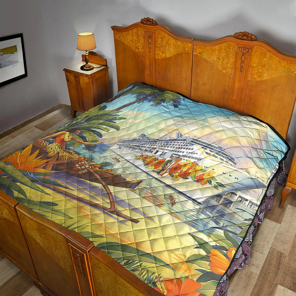 Hawaii Premium Quilt Mordern City
