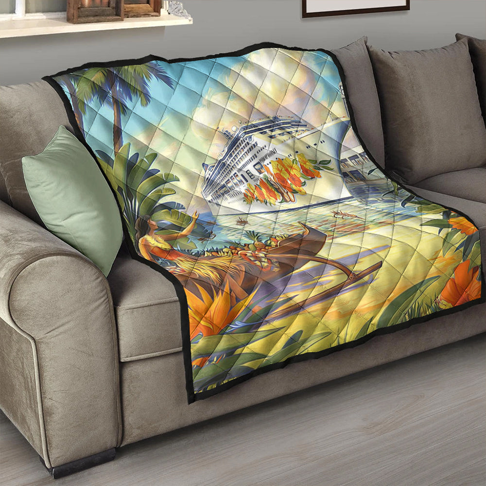 Hawaii Premium Quilt Mordern City