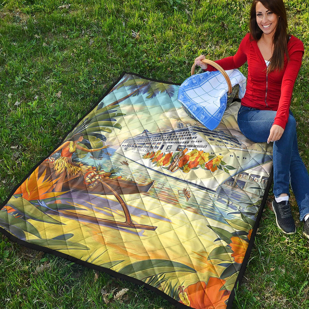 Hawaii Premium Quilt Mordern City