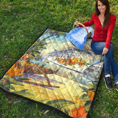 Hawaii Premium Quilt Mordern City