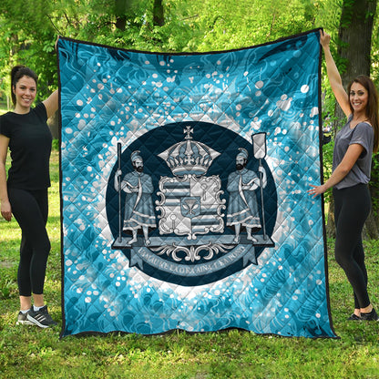 Hawaii Premium Quilt Native Hawaii Coat Of Arms Premium Quilt Discrete