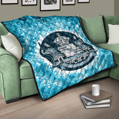 Hawaii Premium Quilt Native Hawaii Coat Of Arms Premium Quilt Discrete