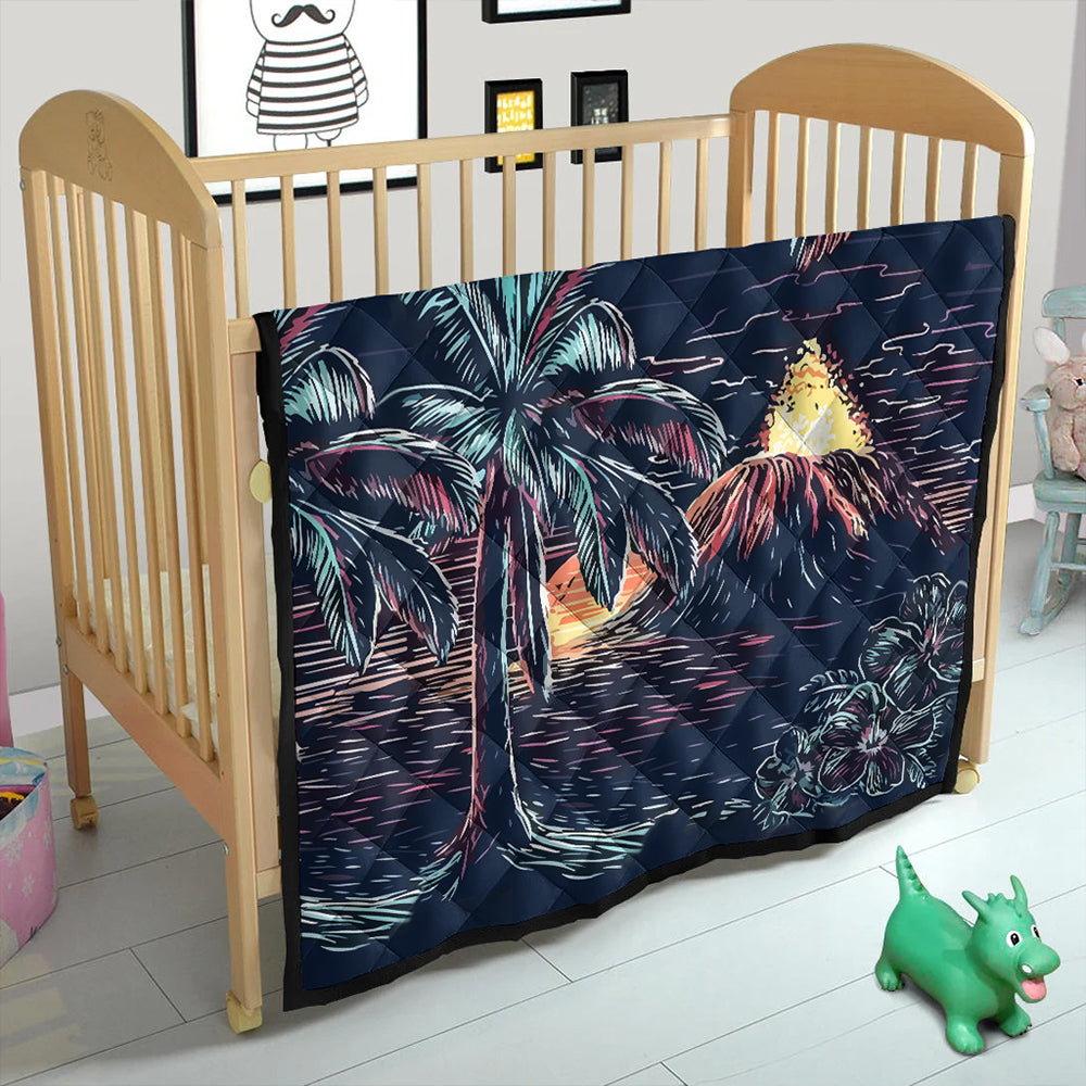 Hawaii Premium Quilt Night On The Land