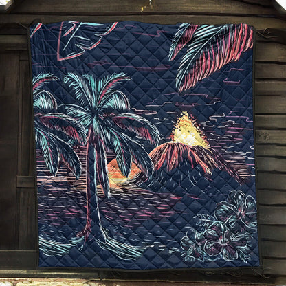 Hawaii Premium Quilt Night On The Land