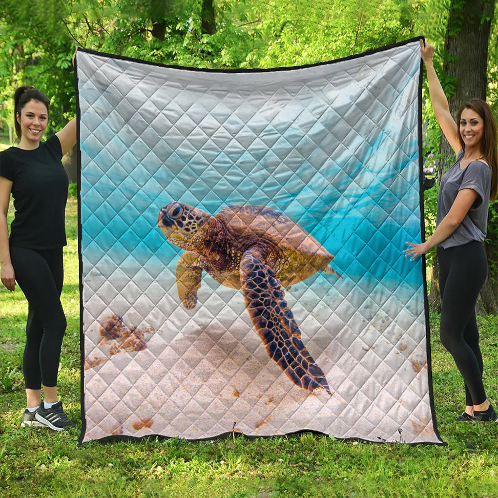 Hawaii Premium Quilt Ocean Picture