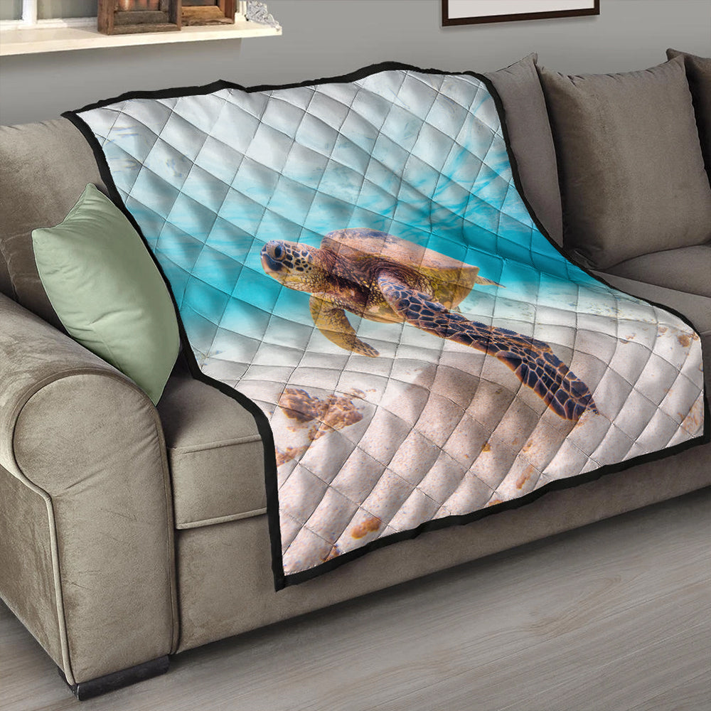 Hawaii Premium Quilt Ocean Picture