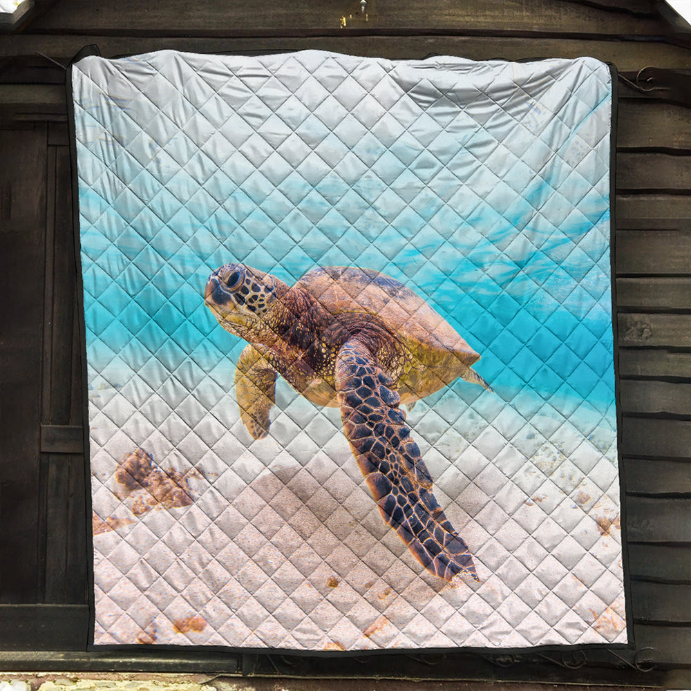 Hawaii Premium Quilt Ocean Picture