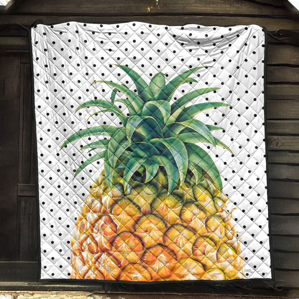 Hawaii Premium Quilt Pineapple Dottie