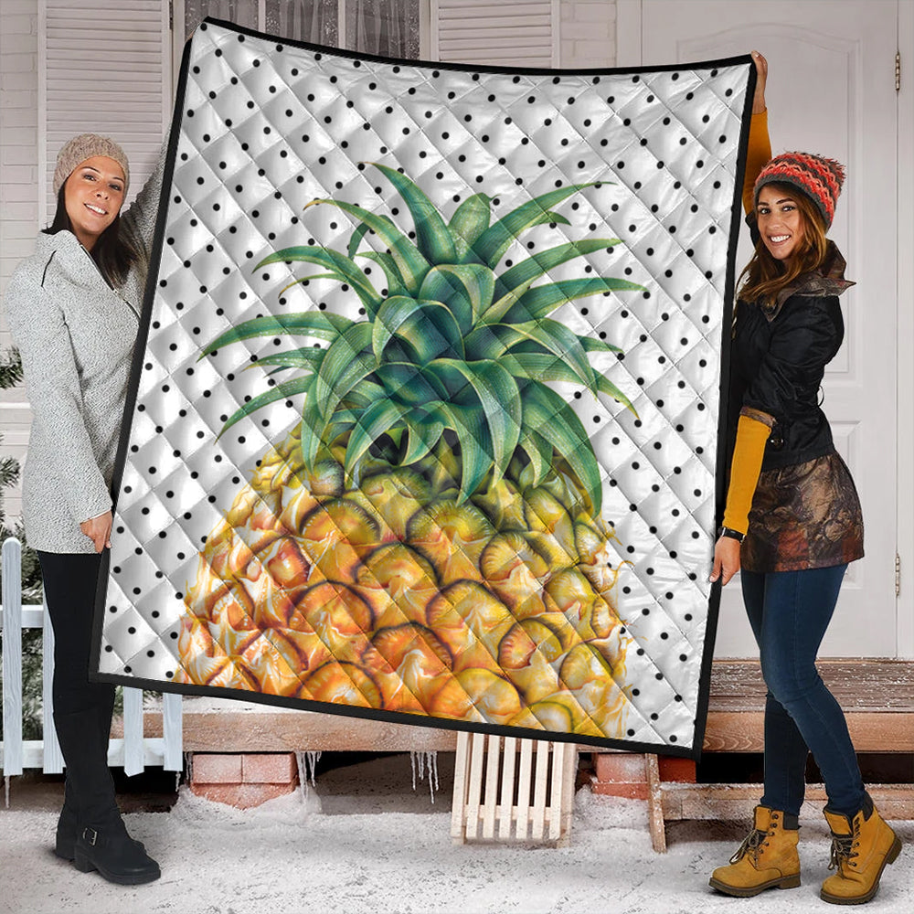 Hawaii Premium Quilt Pineapple Dottie