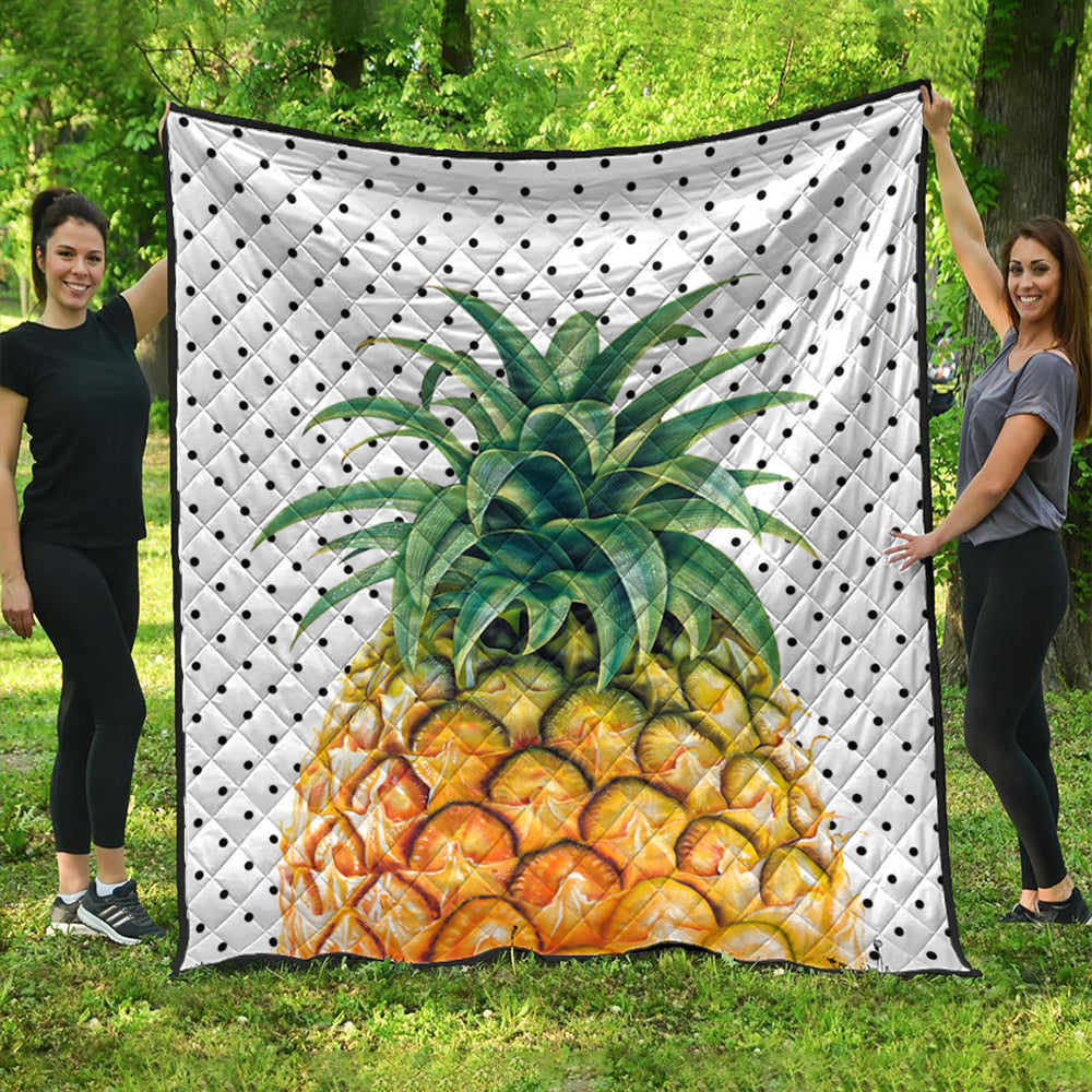 Hawaii Premium Quilt Pineapple Dottie