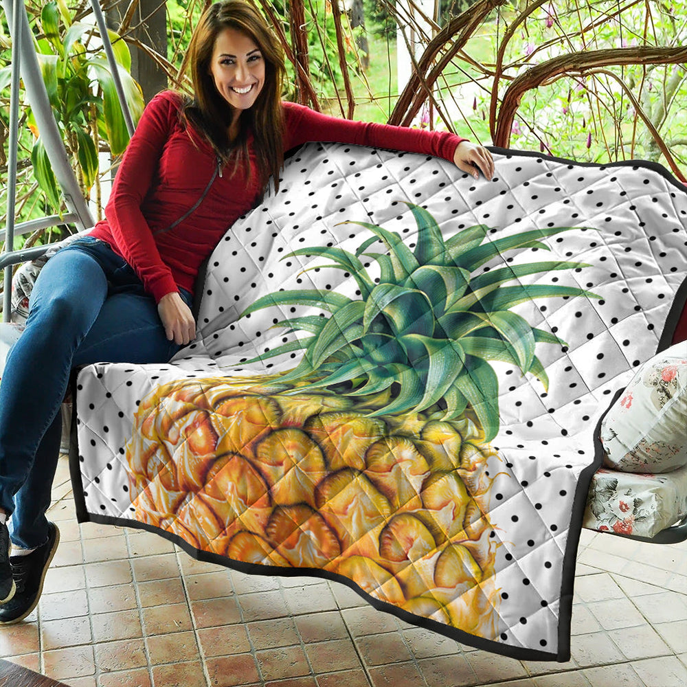 Hawaii Premium Quilt Pineapple Dottie