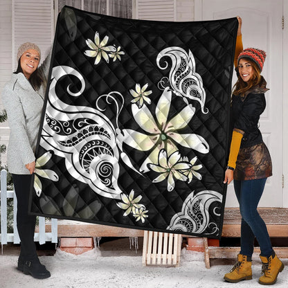 Hawaii Premium Quilt Plumeria Butterfly