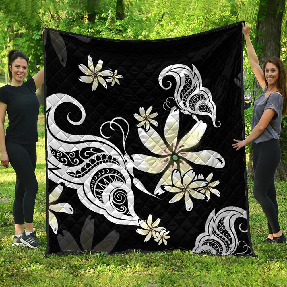Hawaii Premium Quilt Plumeria Butterfly