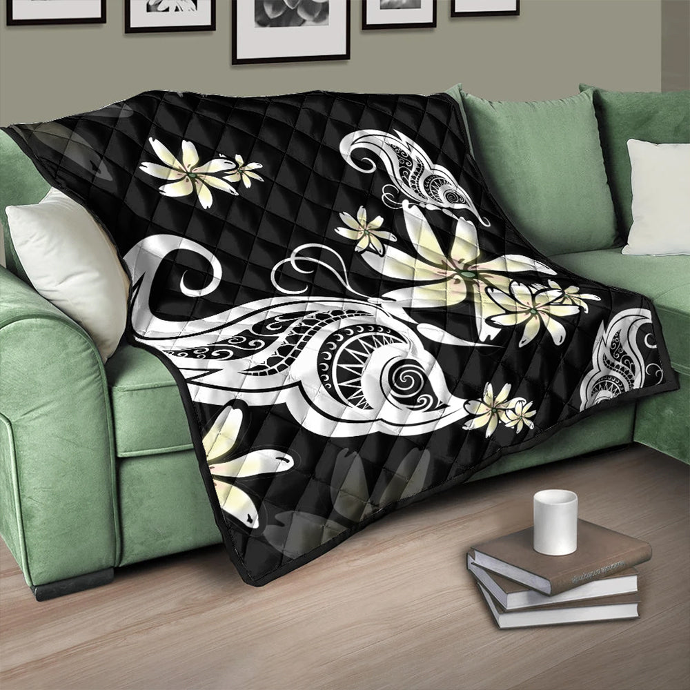 Hawaii Premium Quilt Plumeria Butterfly