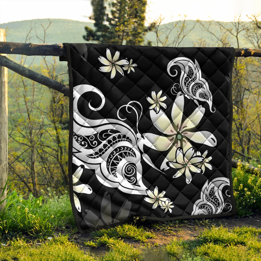 Hawaii Premium Quilt Plumeria Butterfly