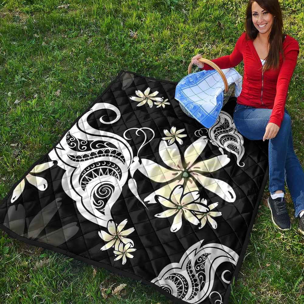 Hawaii Premium Quilt Plumeria Butterfly