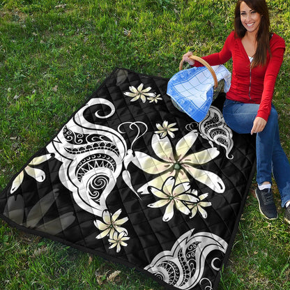Hawaii Premium Quilt Plumeria Butterfly