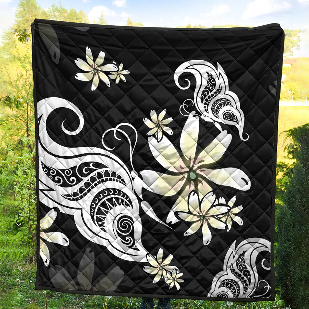 Hawaii Premium Quilt Plumeria Butterfly