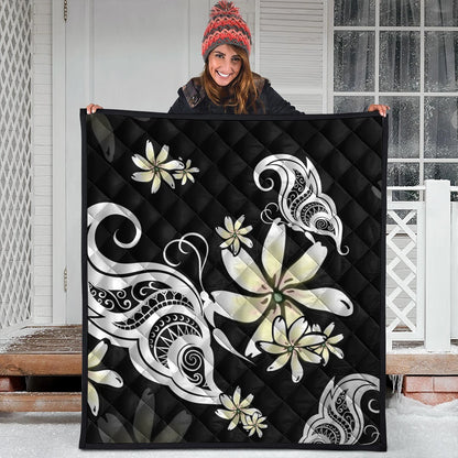 Hawaii Premium Quilt Plumeria Butterfly