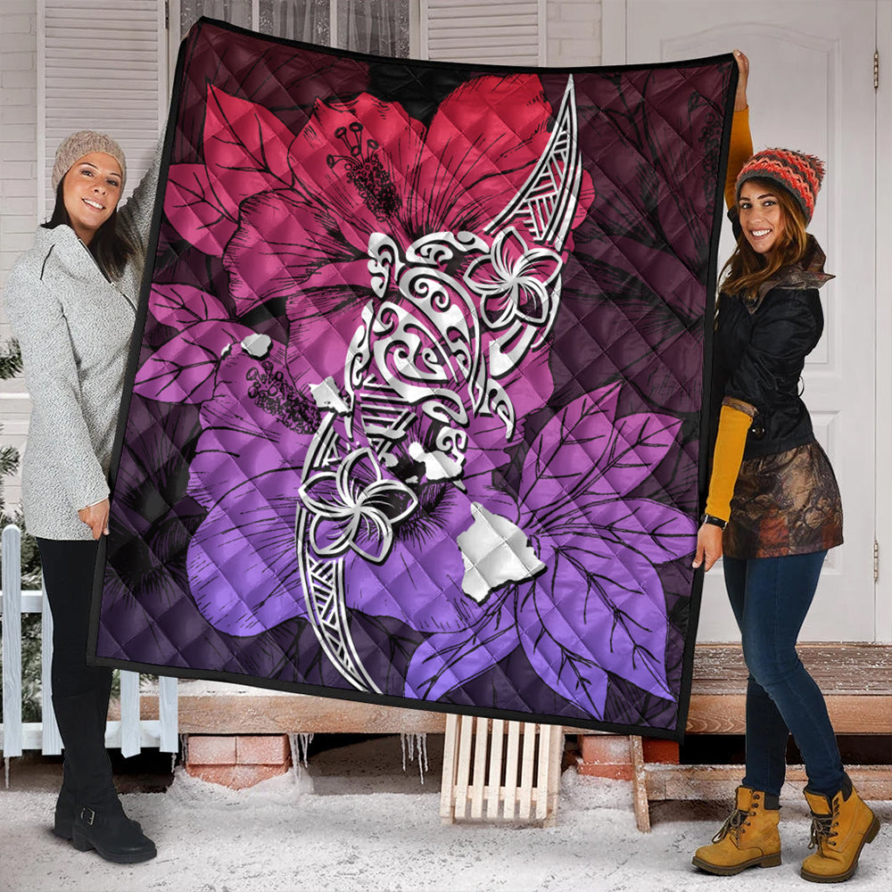 Hawaii Premium Quilt Polynesian Hibiscus Sweat