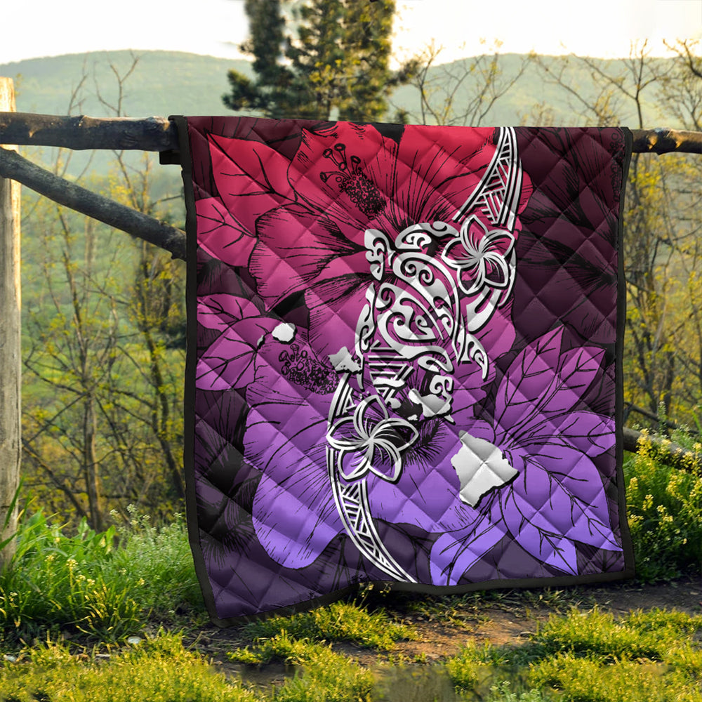 Hawaii Premium Quilt Polynesian Hibiscus Sweat