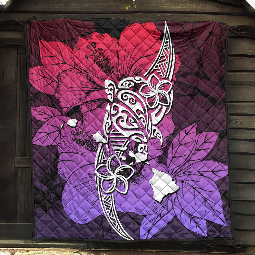 Hawaii Premium Quilt Polynesian Hibiscus Sweat