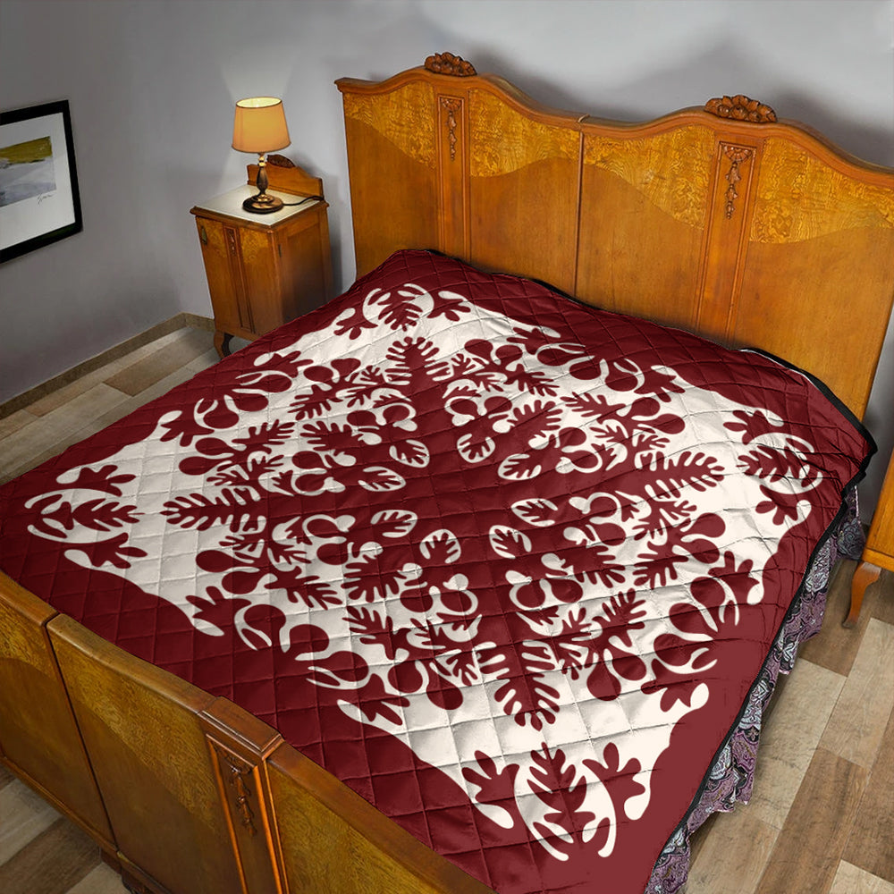 Hawaii Premium Quilt Quilt Tradition Red