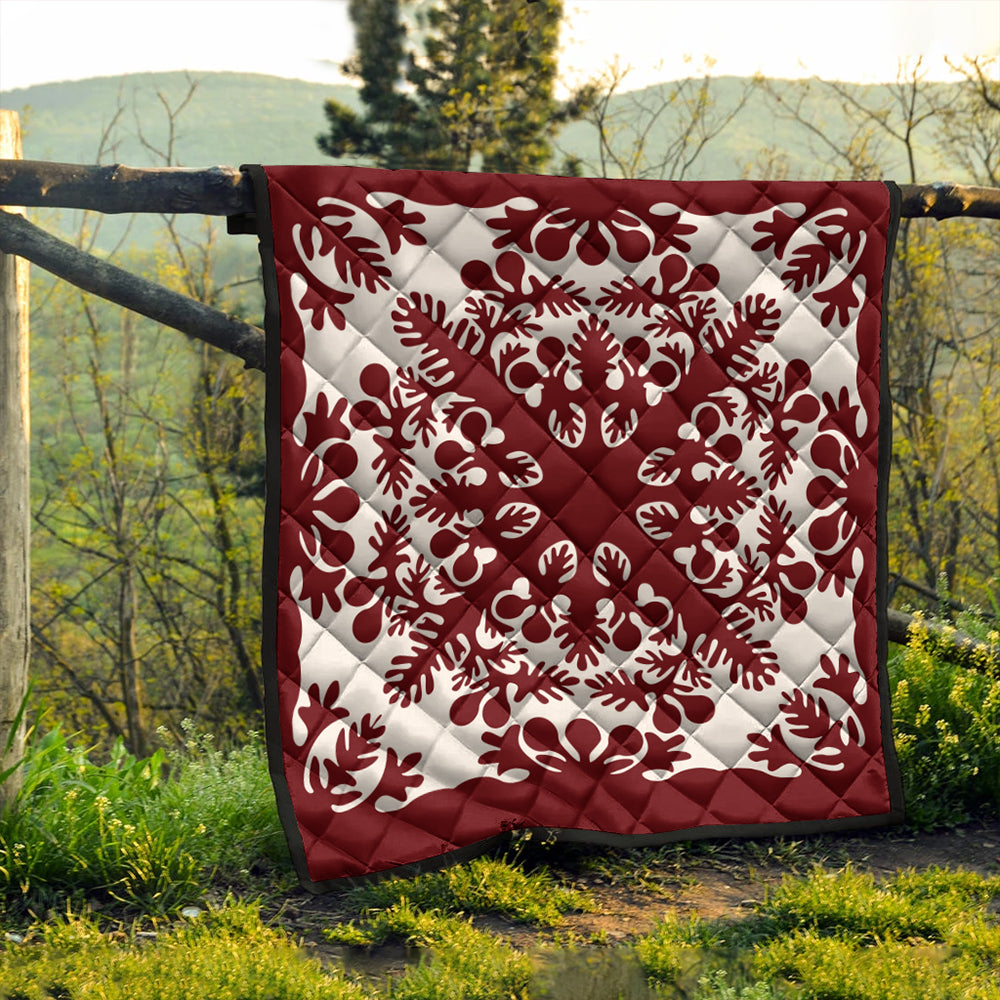 Hawaii Premium Quilt Quilt Tradition Red